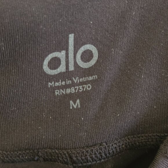 ALO Interlace Leggings Black Size M - Picture 7 of 8